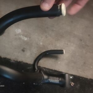 Black Bicycle Handlebars